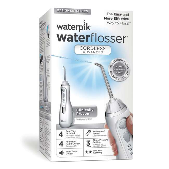 Waterpik Cordless Advanced Water Flosser White WP 560CD