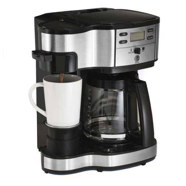 Hamilton Beach Single-Serve or 12-Cup Coffee Maker : 49980Z