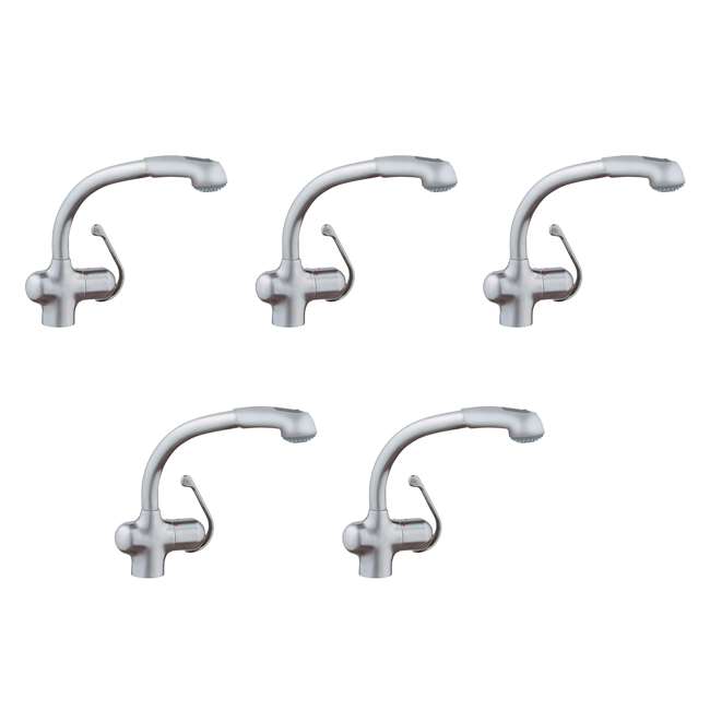 Grohe Ladylux Plus Single Handle Kitchen Faucet (5 Pack ...