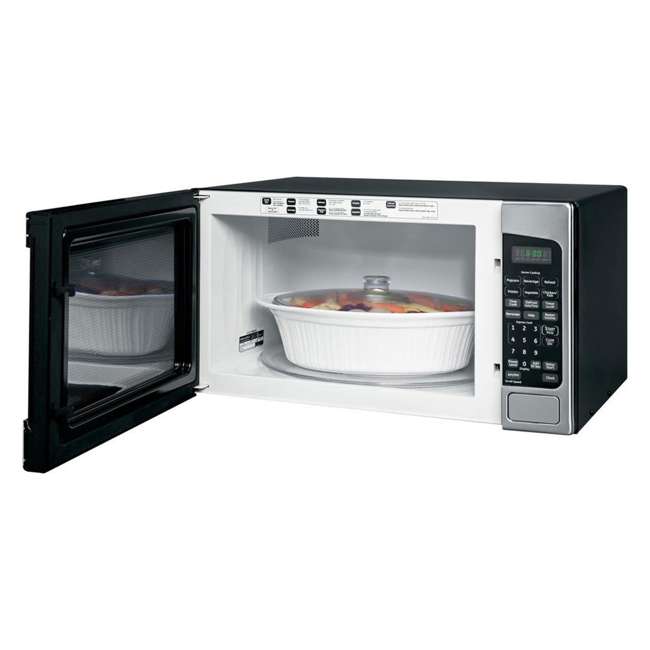 Ge 2 0 Cubic Foot Capacity Countertop Microwave Oven Silver