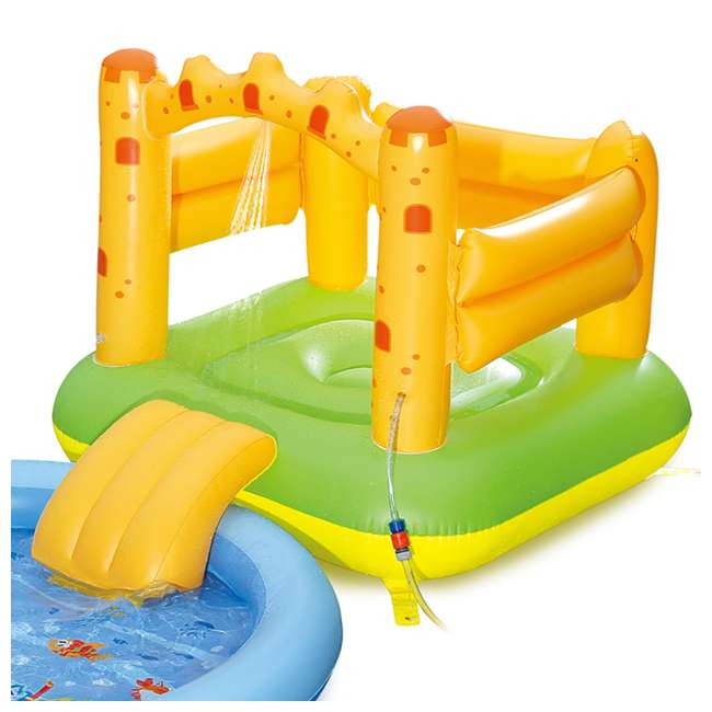 blow up kiddie pool with slide