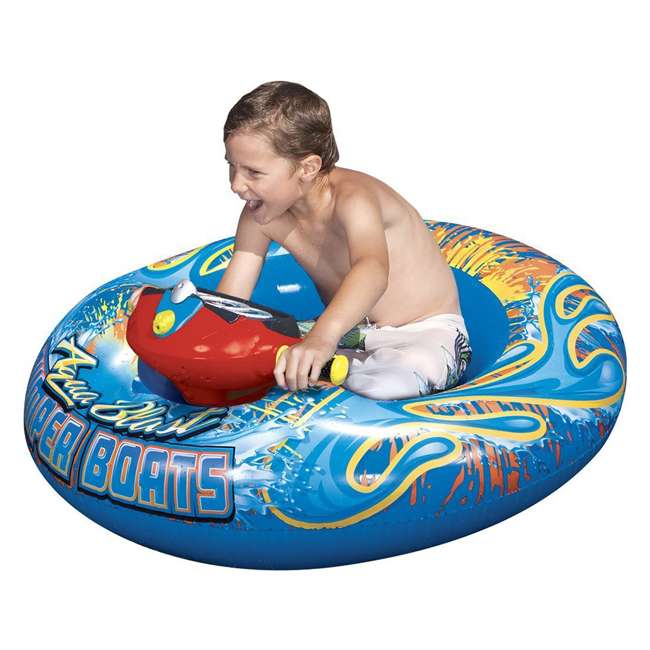 banzai aqua blast motorized bumper boat