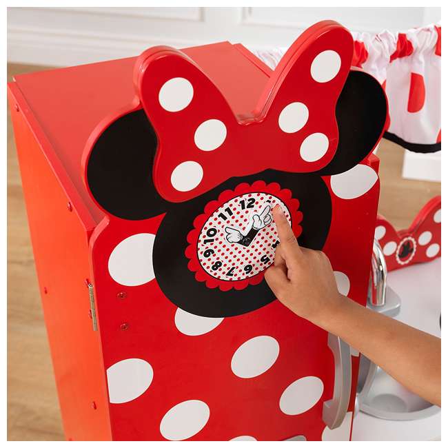 kidkraft disney junior's minnie mouse vintage kitchen set