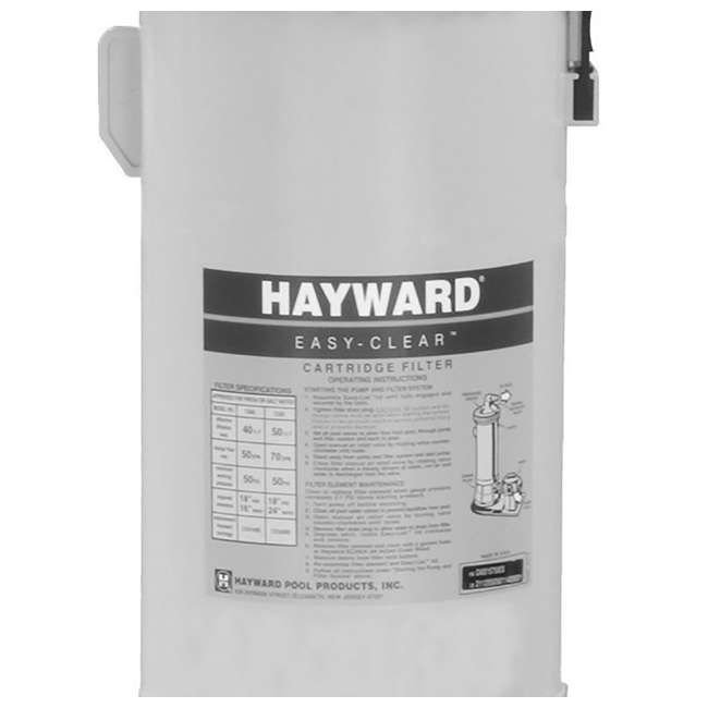 Hayward C4001575XES Easy-Clear 1HP Above Ground Pool Pump Filter System