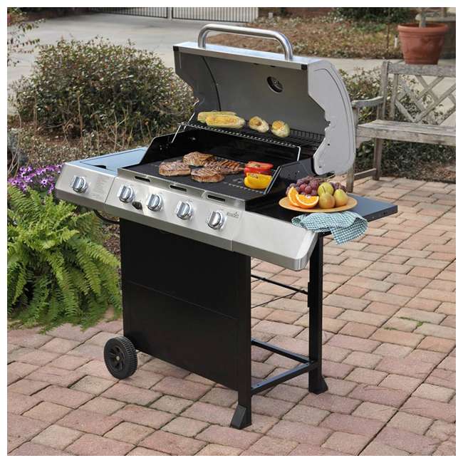 Char-Broil Traditional 4-Burner 40,000 BTU Gas Grill, Stainless : 463436215