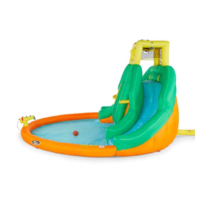 twin peaks kids inflatable splash pool backyard water slide park