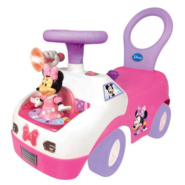 Kiddieland Minnie Mouse Dancing Activity Ride-On Car, Pink : 055541