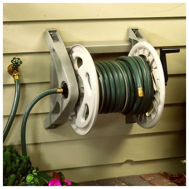 Suncast Hose Handler 200-Foot Capacity Wall-Mounted Garden Hose Reel