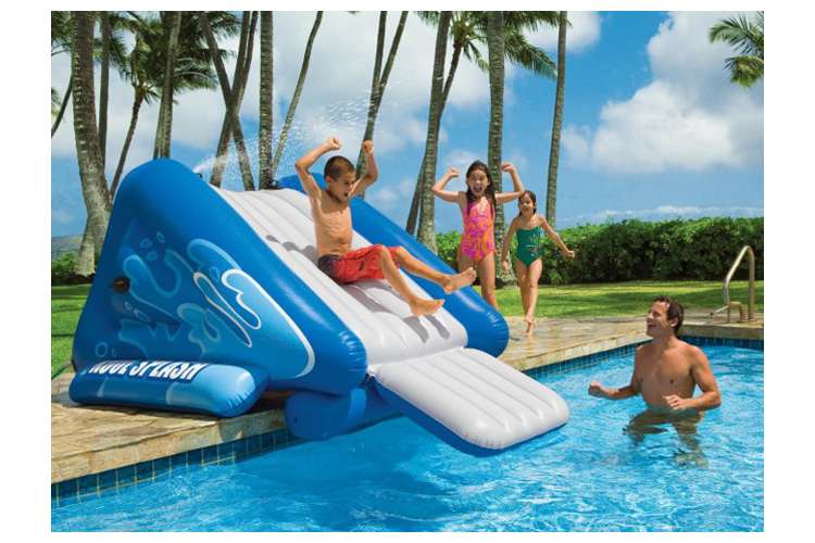 intex inflatable water slide