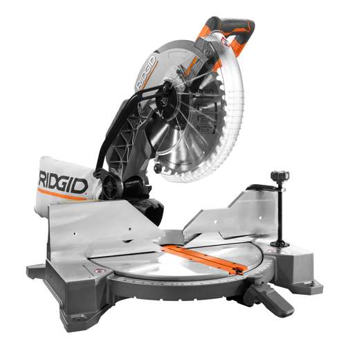 Ridgid 12-Inch Dual Bevel Compound Miter Saw (Certified Refurbished ...