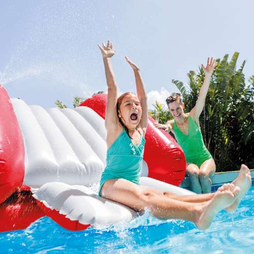 inflatable water play center