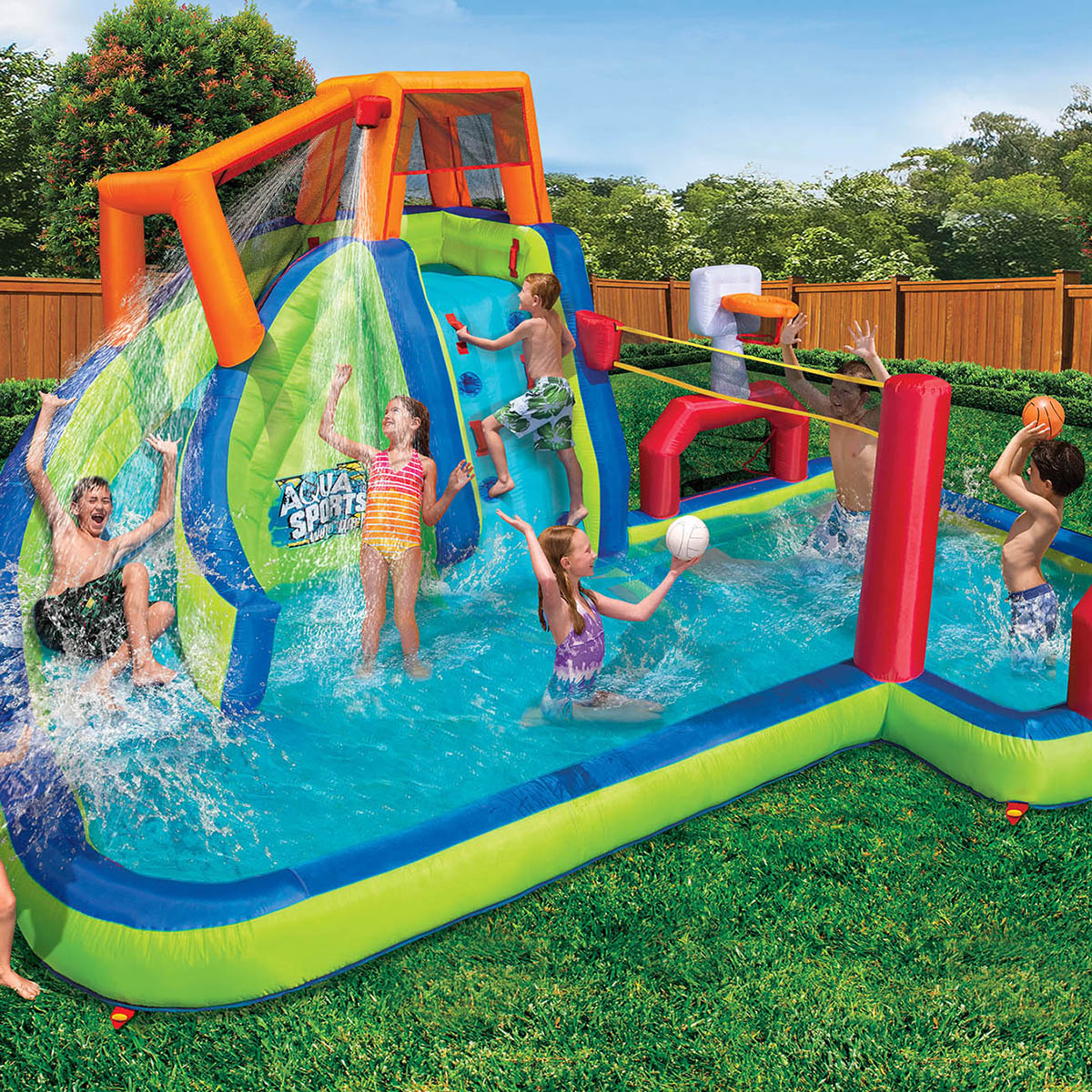 splash n slide inflatable water slide