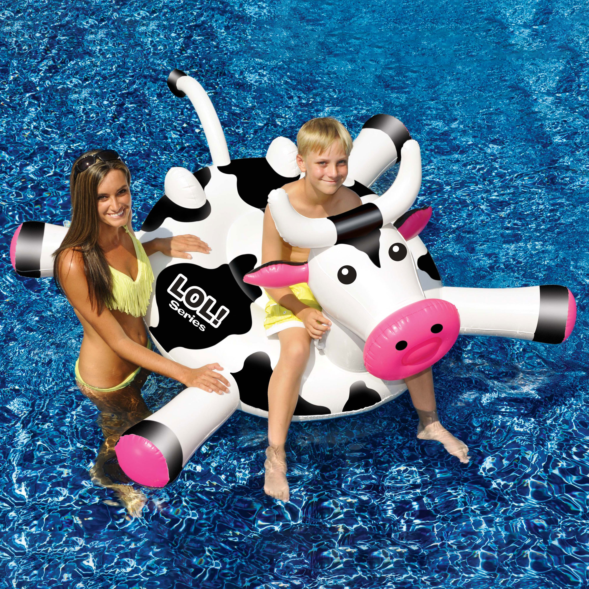 inflatable cow pool float