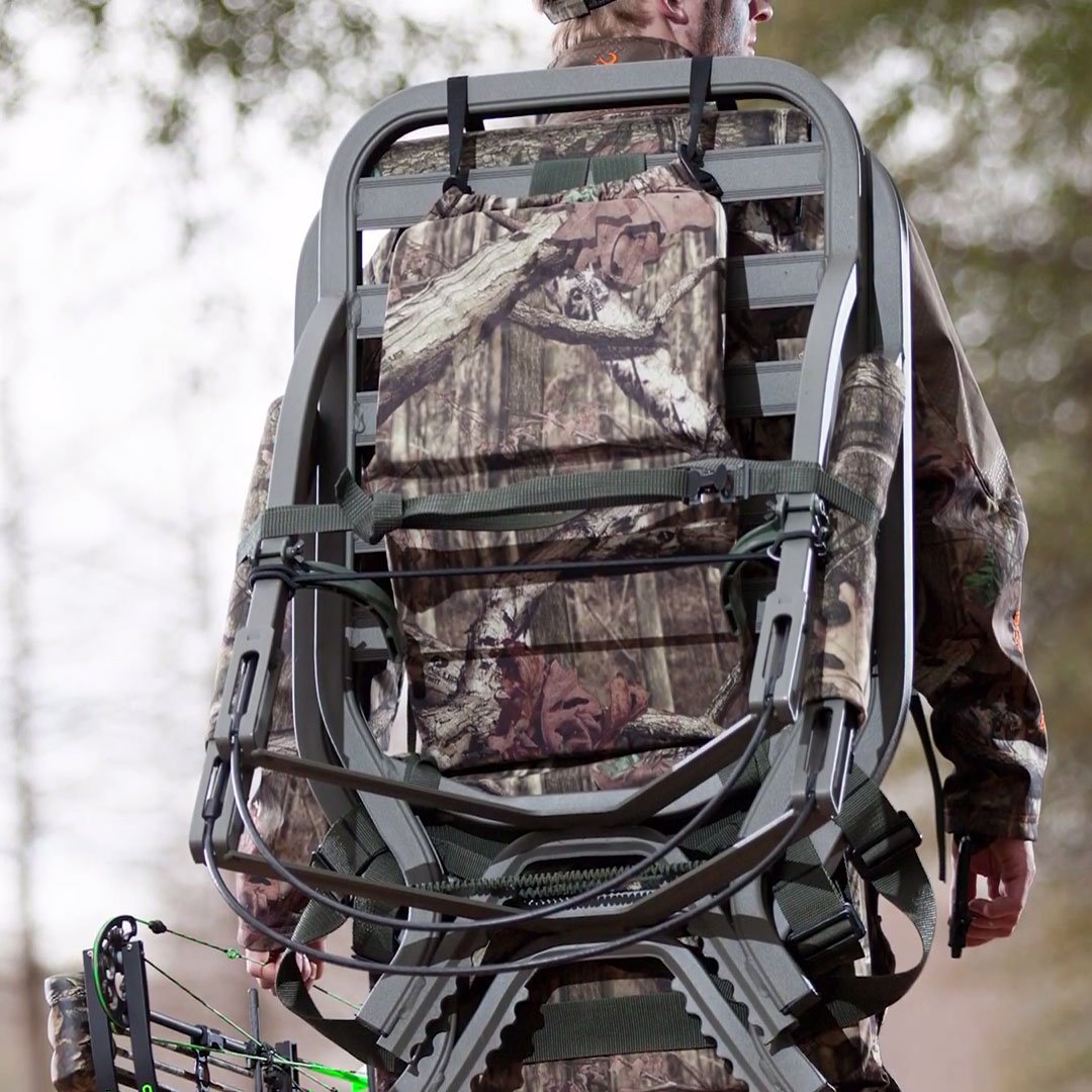 Summit Deluxe Backpack Straps W Mossy Oak Camo 85254 Bow And Rifle