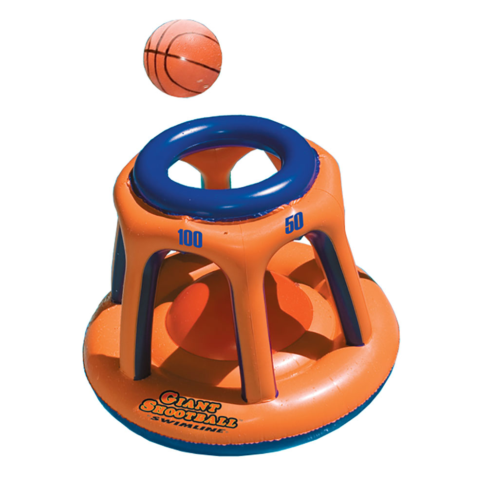 swimline giant shootball basketball swimming pool game toy