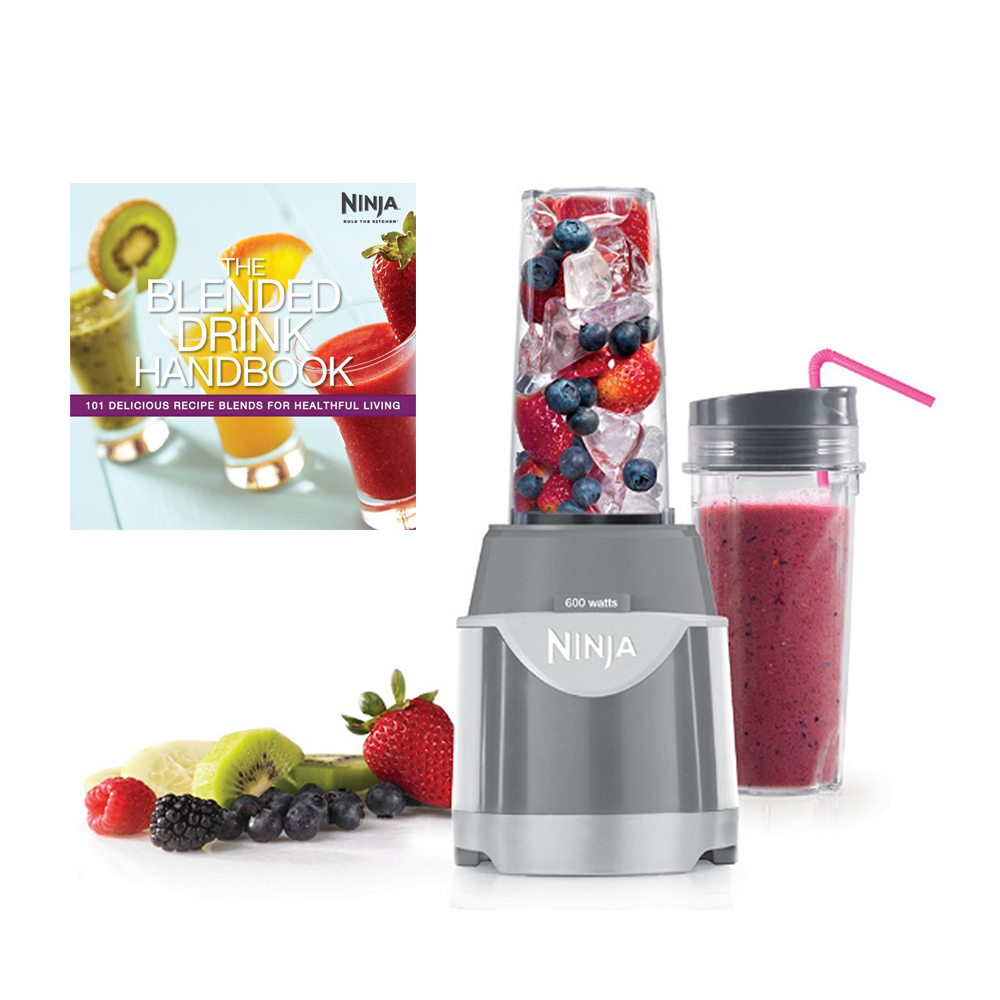 Ninja Professional 600 Watt Single Serve Pulse Blender + Drink Recipe