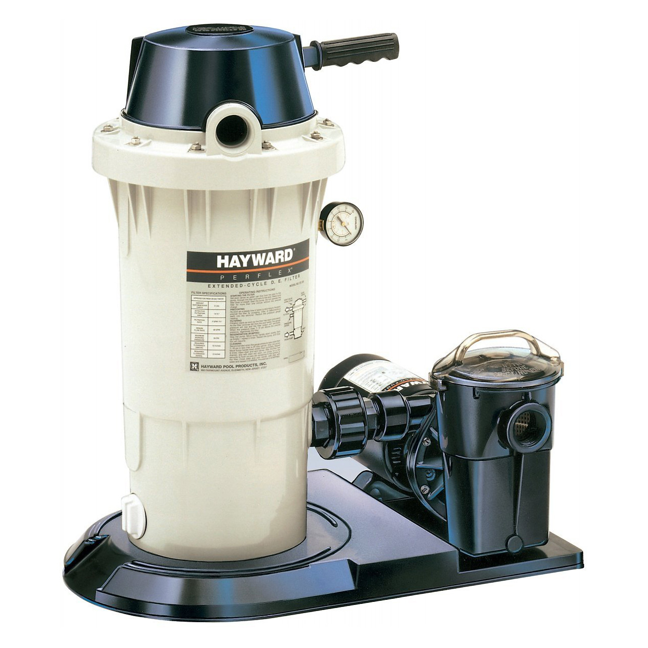 Hayward Perflex Extended-Cycle 40 GPM DE Filter Pool Pump