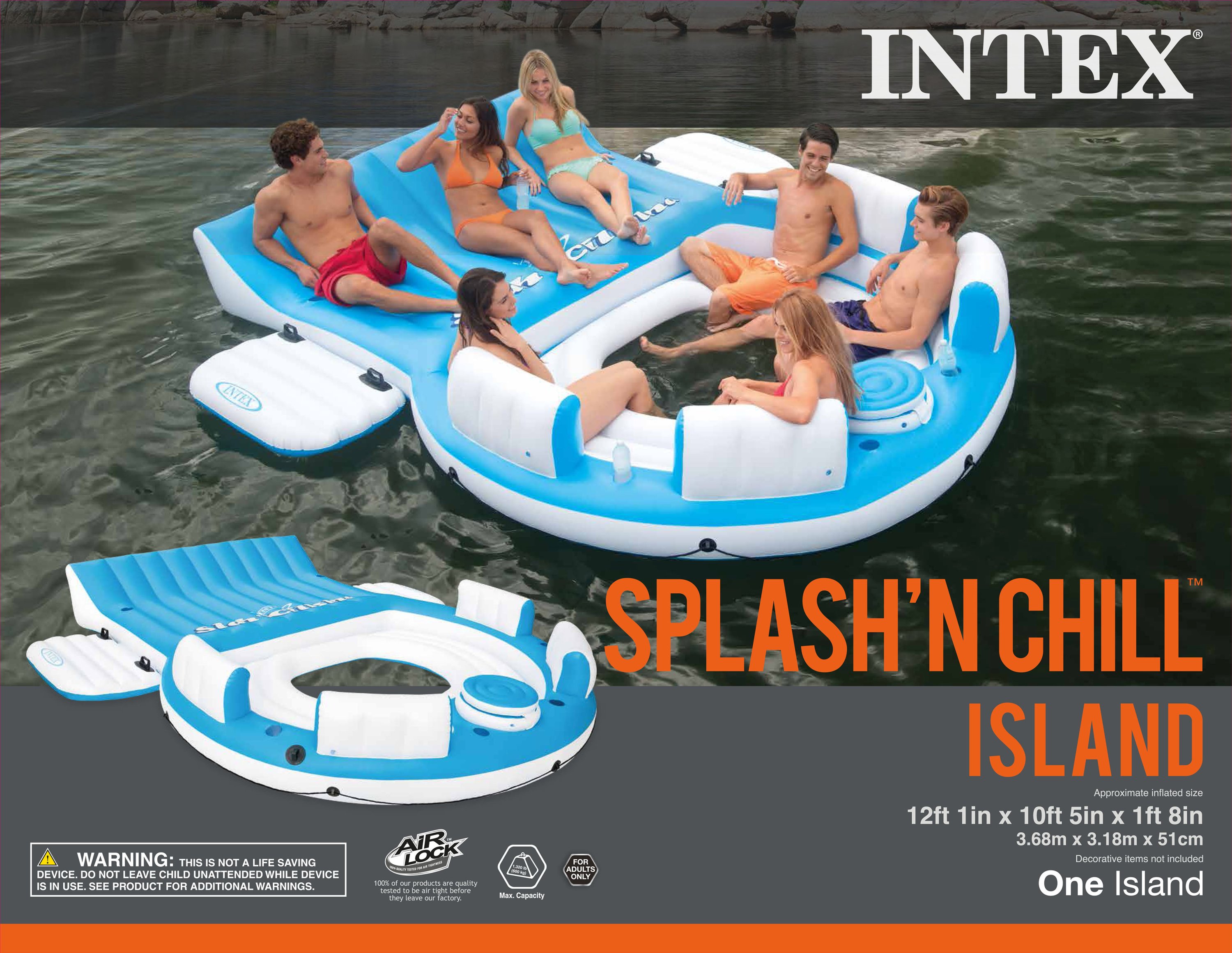 intex party island