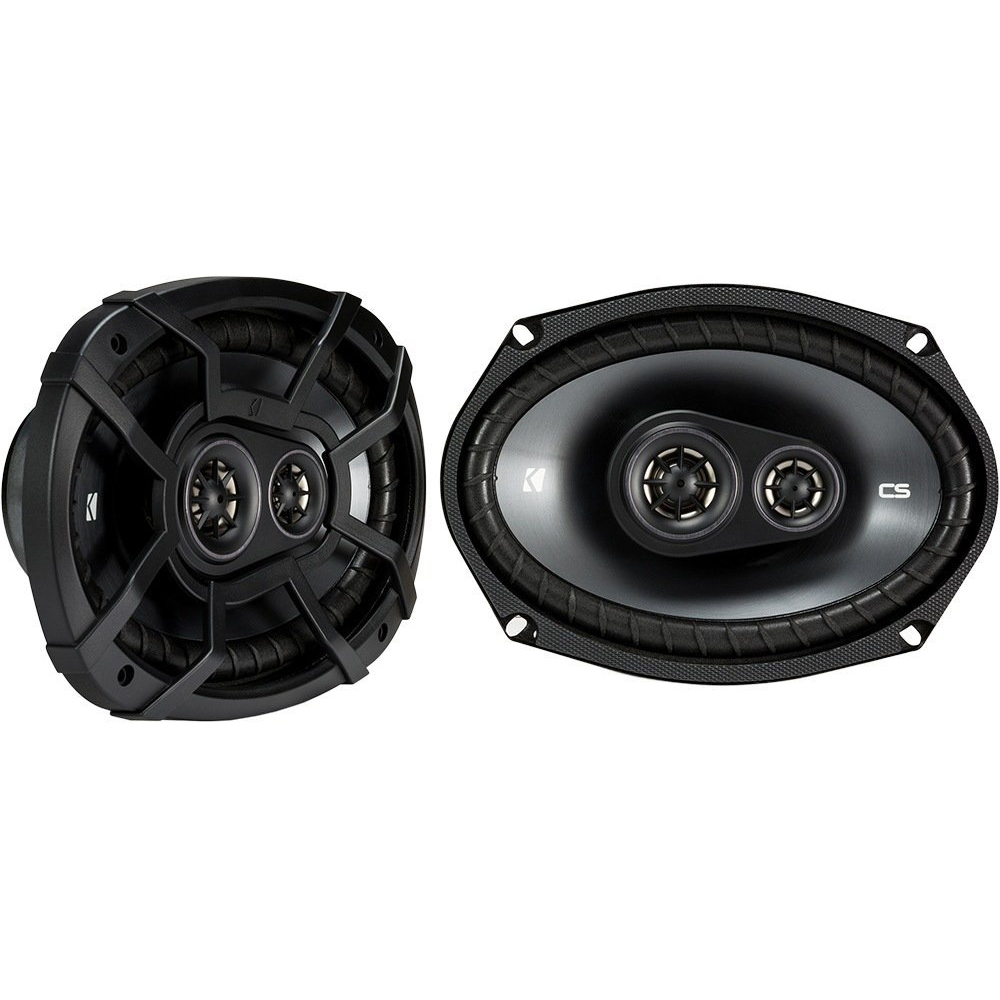 Kicker CSC693 6 x 9 Inch 450W 3 Way 4 Ohm Car Audio Speakers, Pair