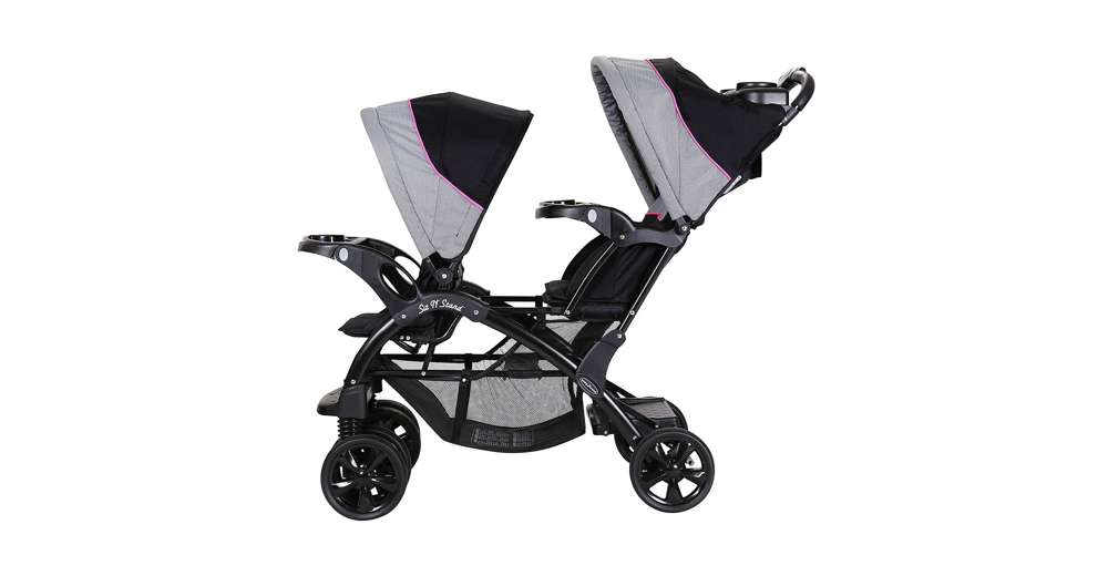 Baby Trend Sit N Stand Tandem Double 40 Lbs. Stroller, Millennium Pink  SS76044  eBay