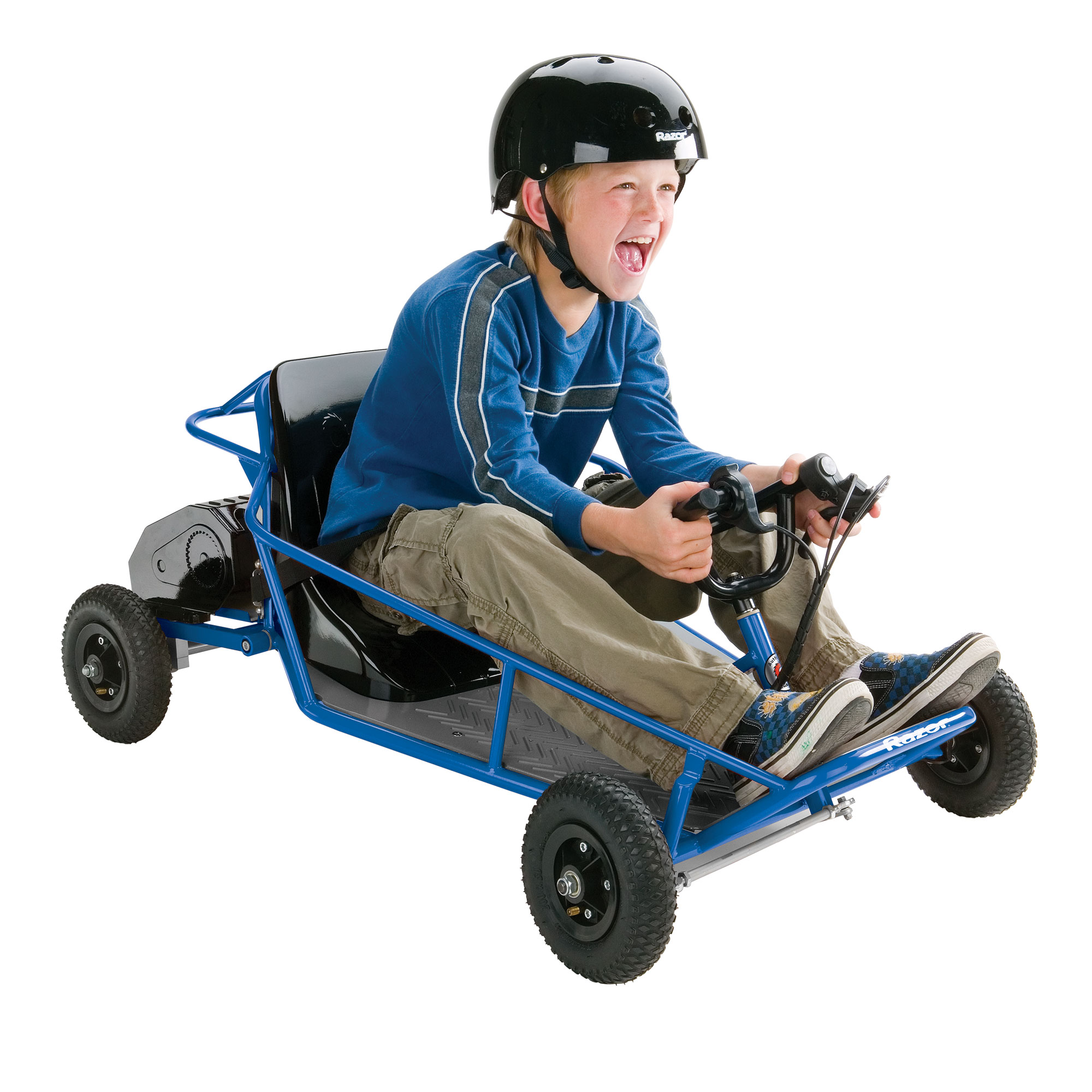 Razor 25143540 Kids Youth Rider Electric Car Go Kart Dune Buggy, Blue ...