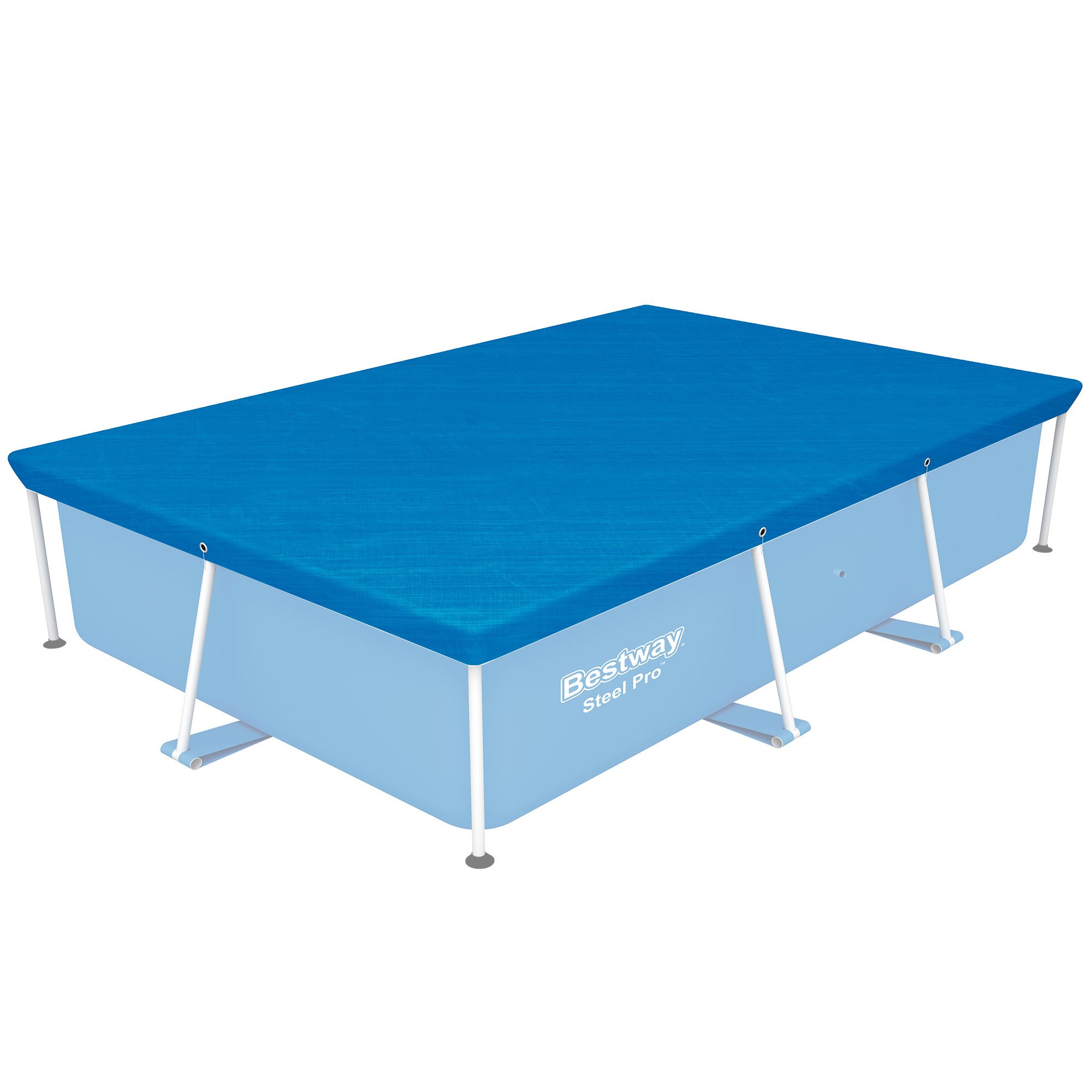 rectangle pool cover above ground