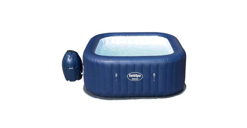 Bestway SaluSpa Hawaii AirJet 6-Person Portable Inflatable Spa Hot Tub ...