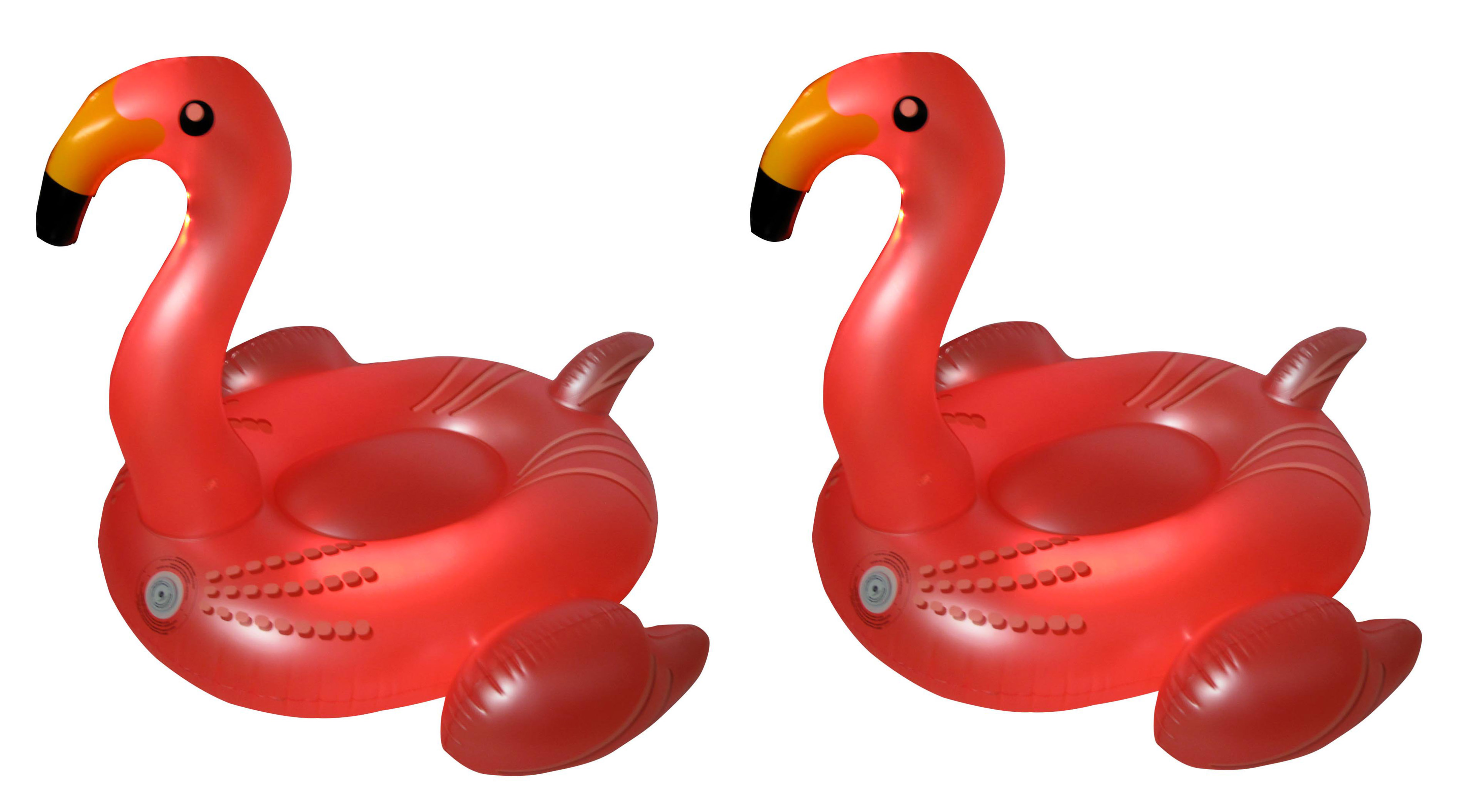 large flamingo float