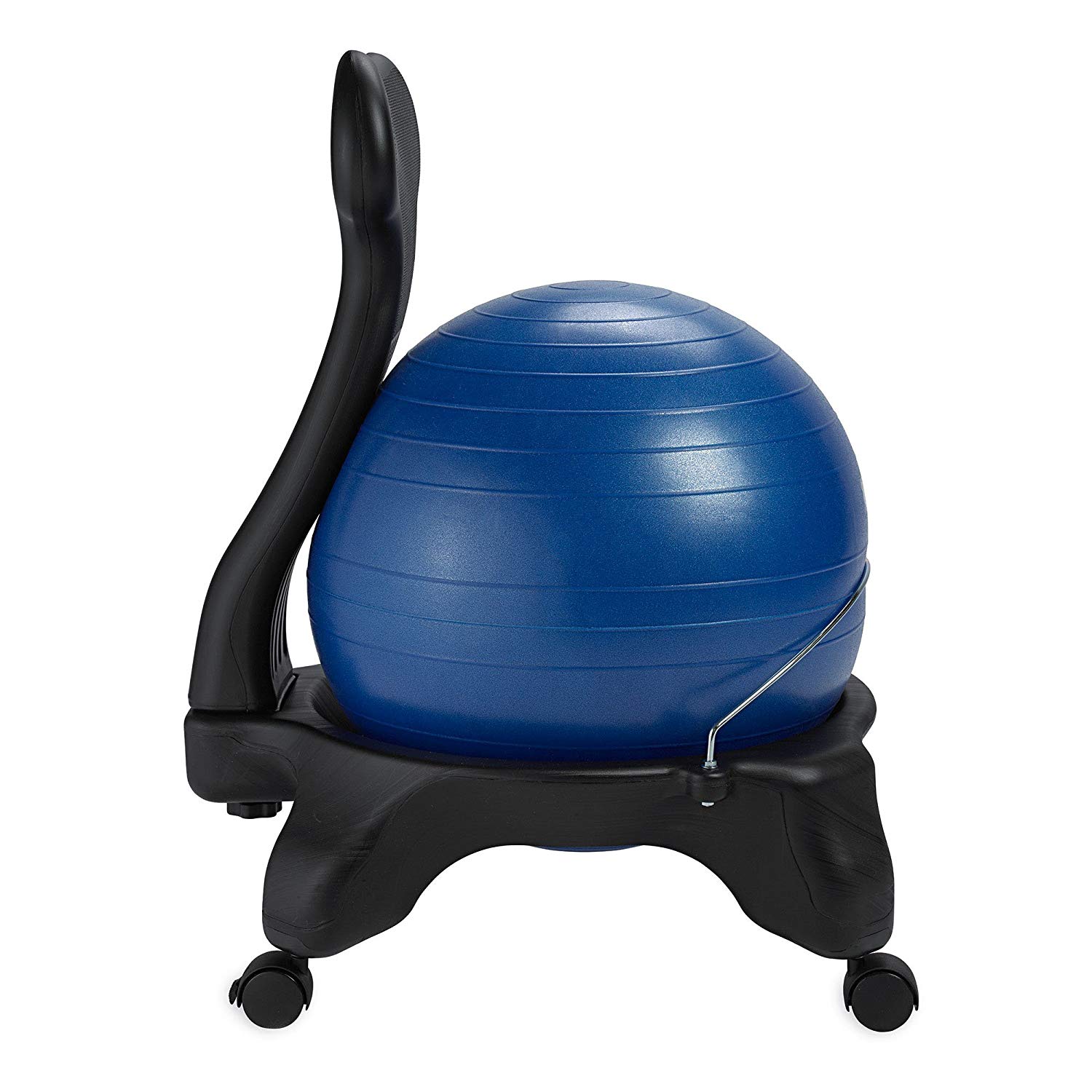 Gaiam Classic Gym Yoga Exercise Balance Ball Office Desk Chair, Blue (2
