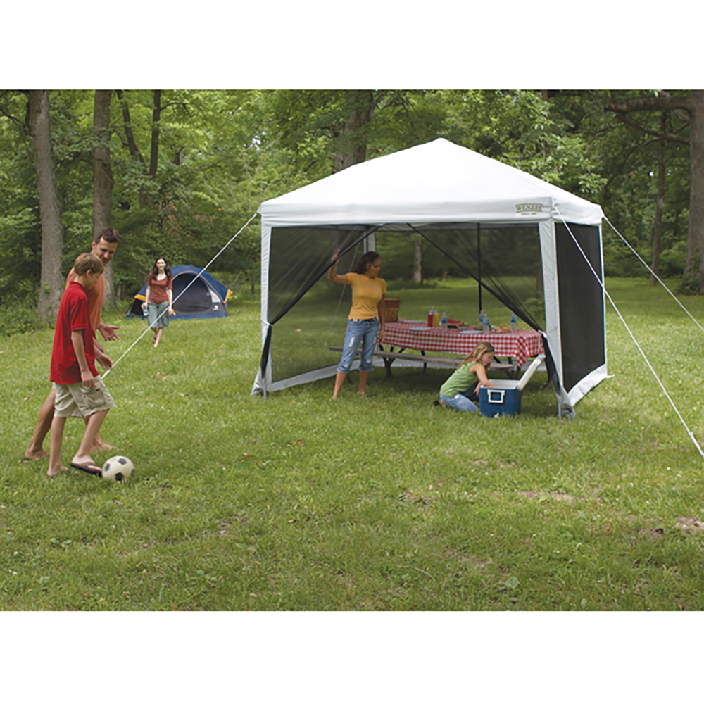 Wenzel Smartshade 10 X 10 Tailgating Picnic Pop Up Screen House