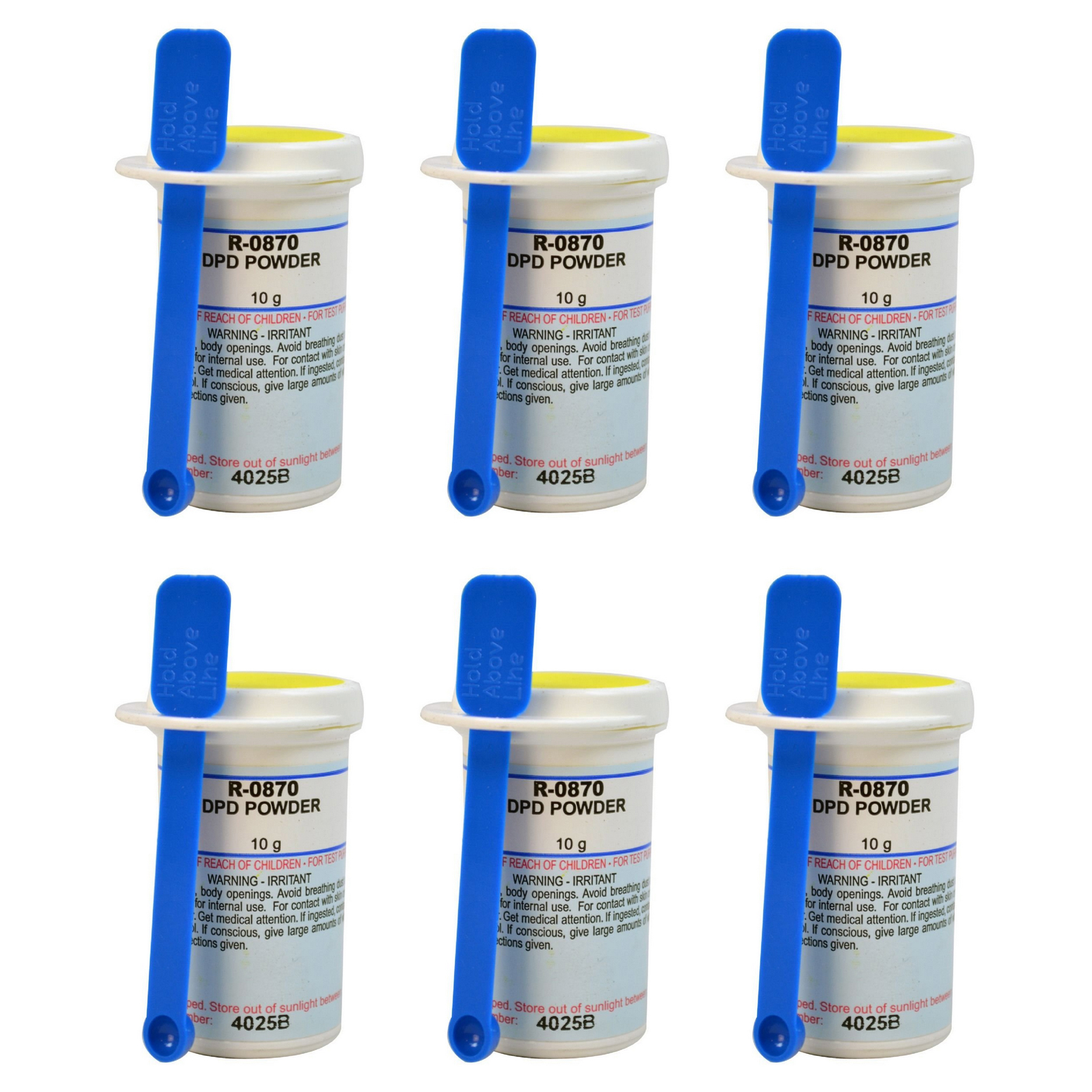 Taylor R0870-I Swimming Pool Spa Test Kit Replacement DPD Powder 10g (6