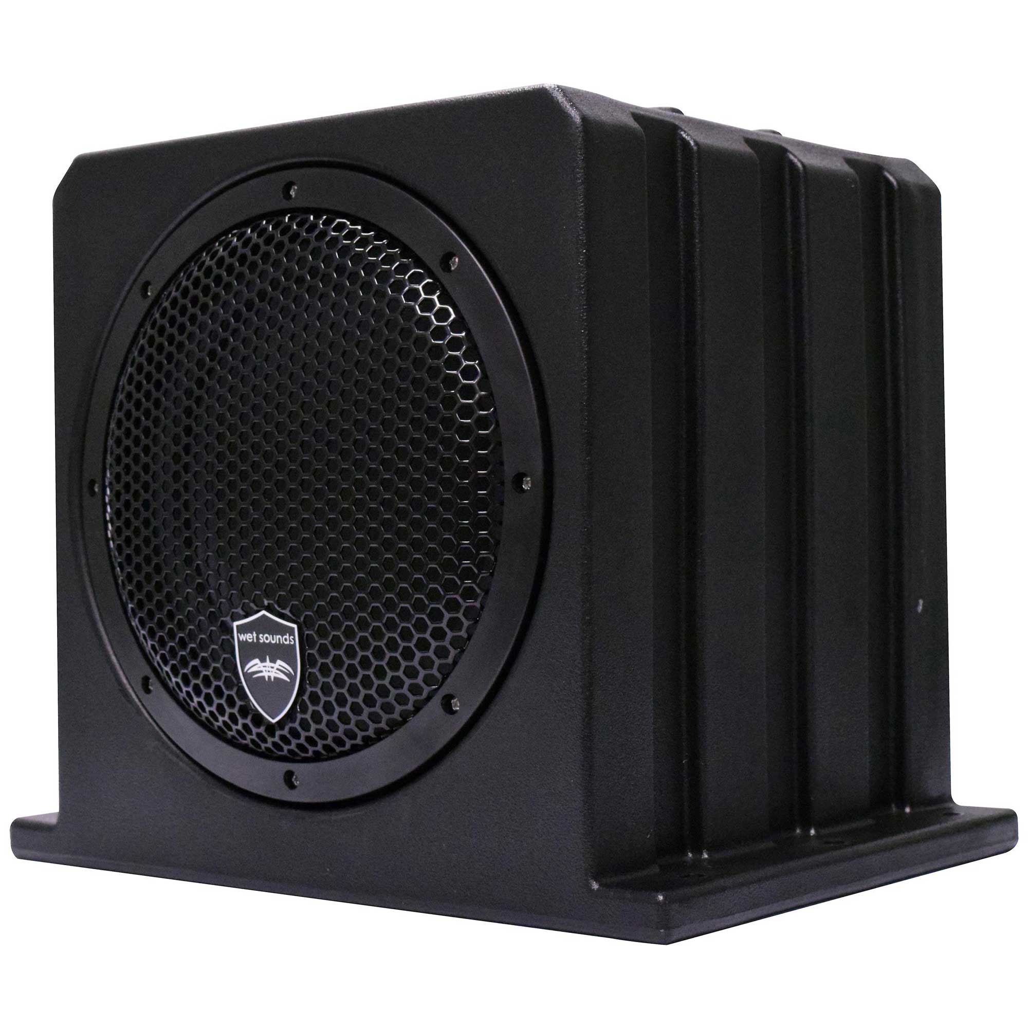 Wet Sounds 500W Marine Powered Active 10" Subwoofer Enclosure Stealth