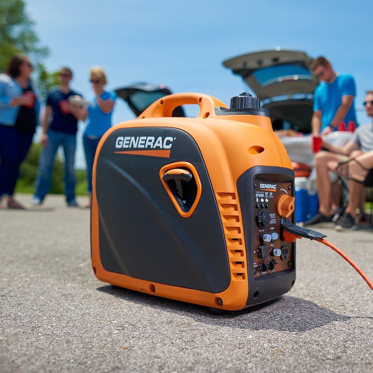 Generac 7117 GP2200i 2200 Watt Portable Inverter Generator CSA & CARB ...