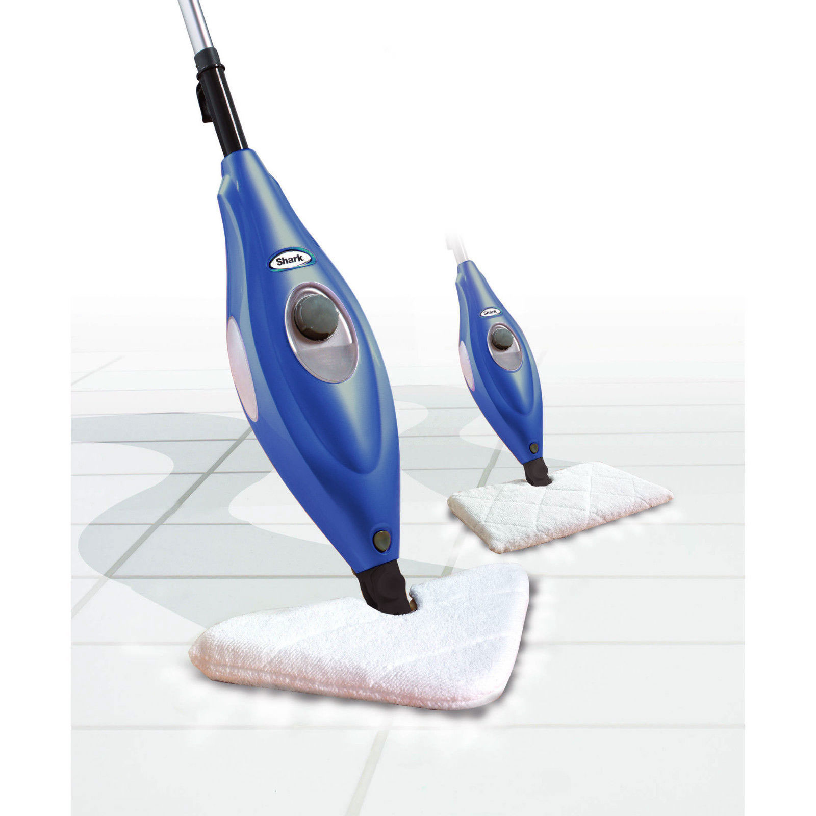 Shark Deluxe Steam Pocket Mop and Multi Surface Floor Cleaner, Blue