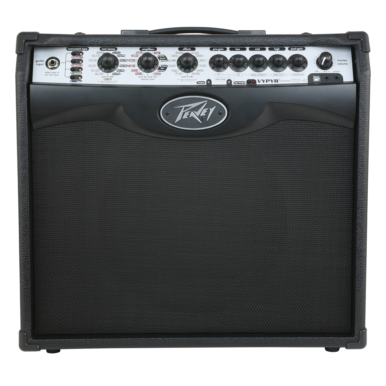 Peavey Vypyr VIP 2 Modeling Instrument Guitar/Bass 40 Watt 12 ...