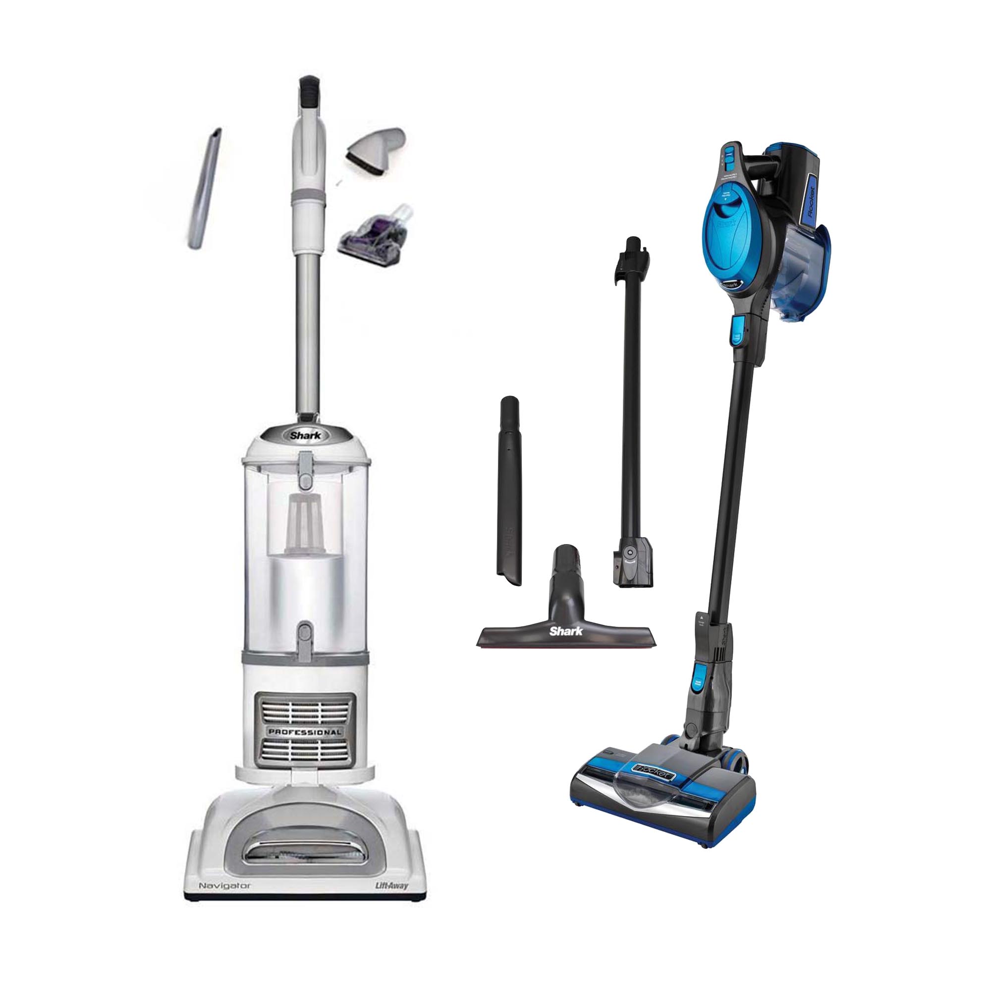 Shark Navigator Lift Away Pro Vacuum + Rocket Swivel Vac (Certified ...