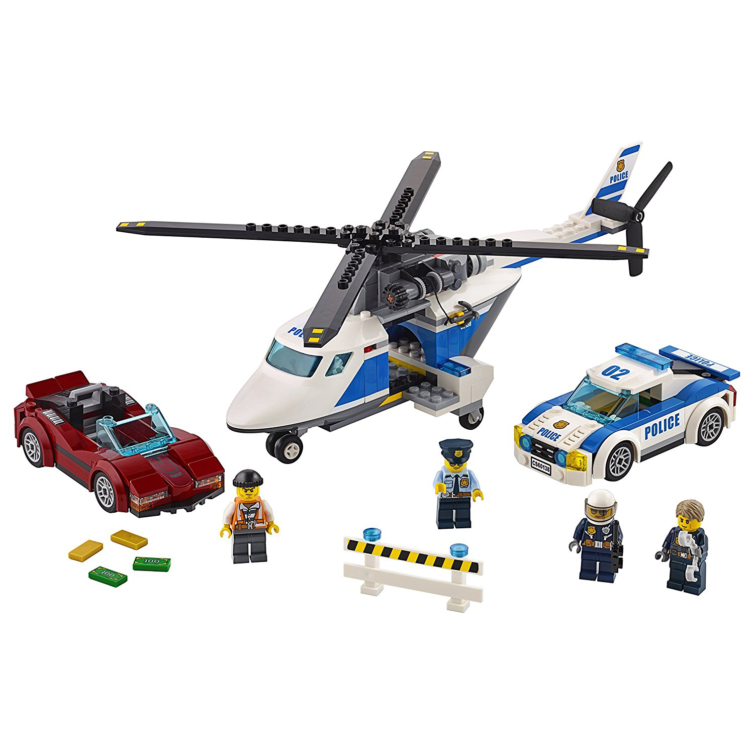 lego police rescue helicopter