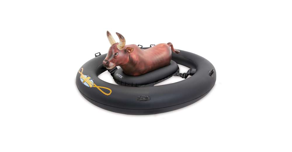 bucking bull float for pool