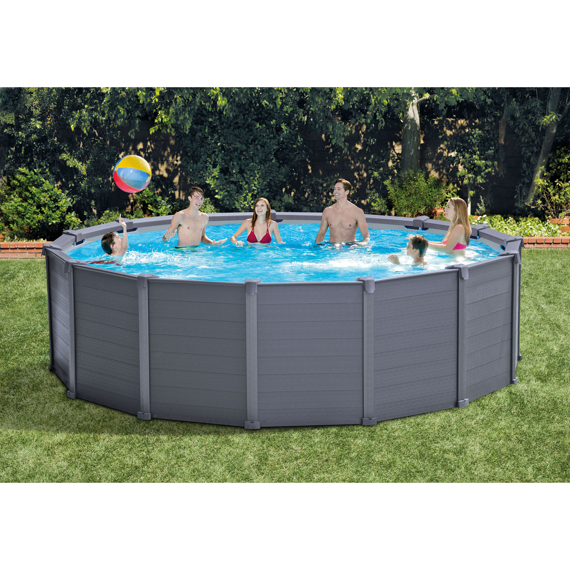 Intex 26383eh 158 X 49 Inch Metal Above Ground Swimming Pool