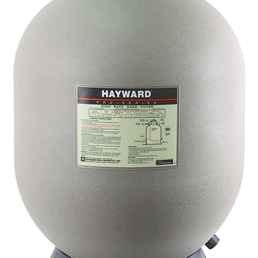 hayward sand filter for inground pool