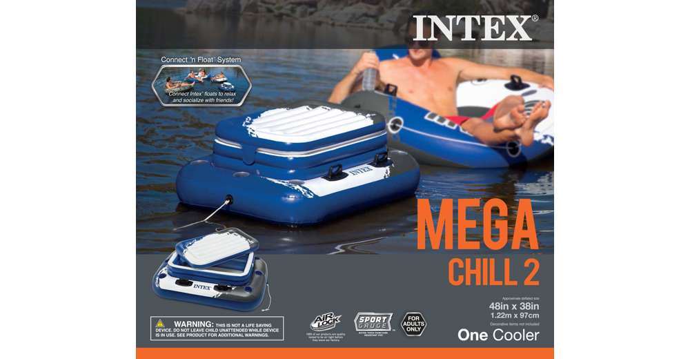 mega chill cooler intex