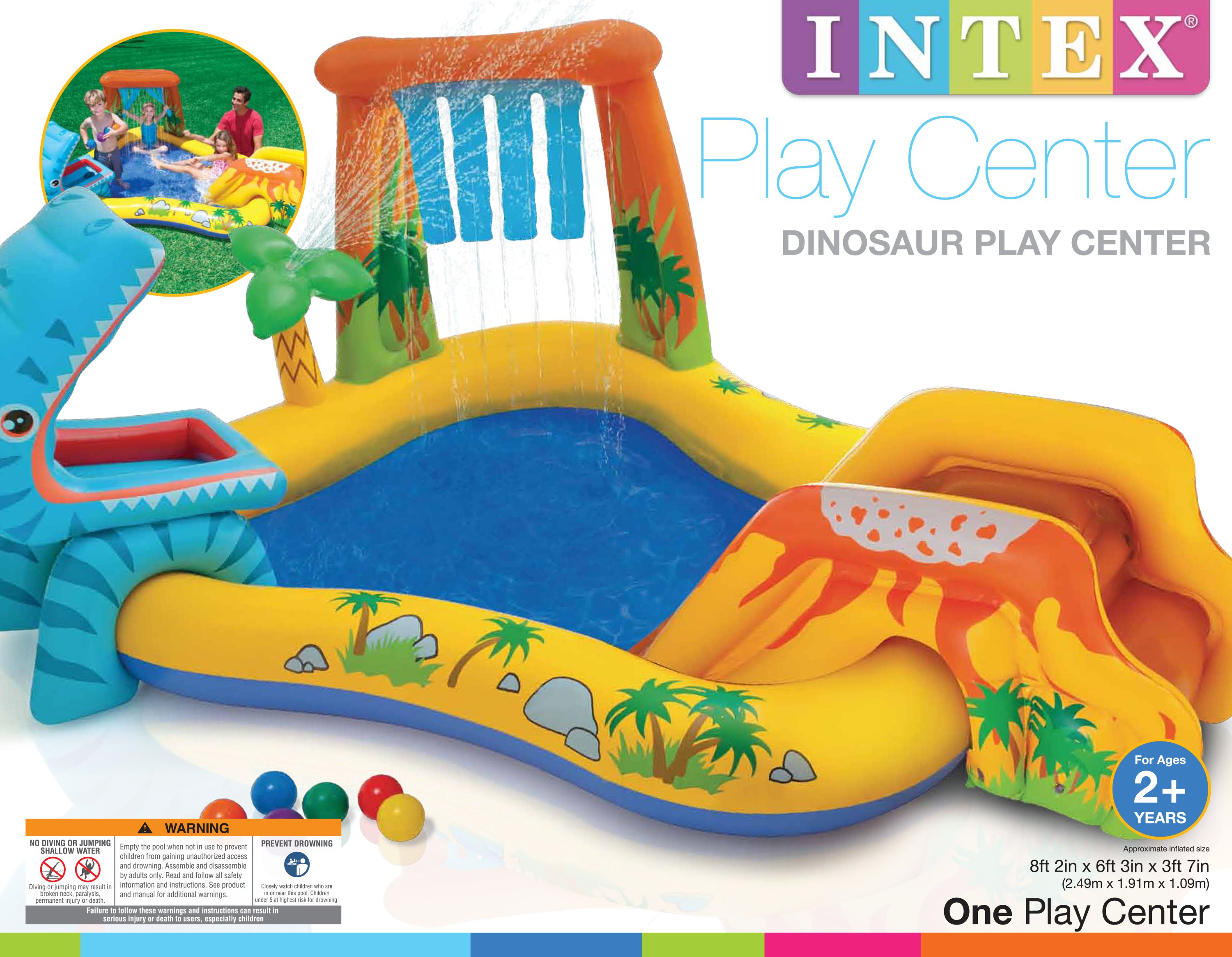 intex dinosaur swimming pool