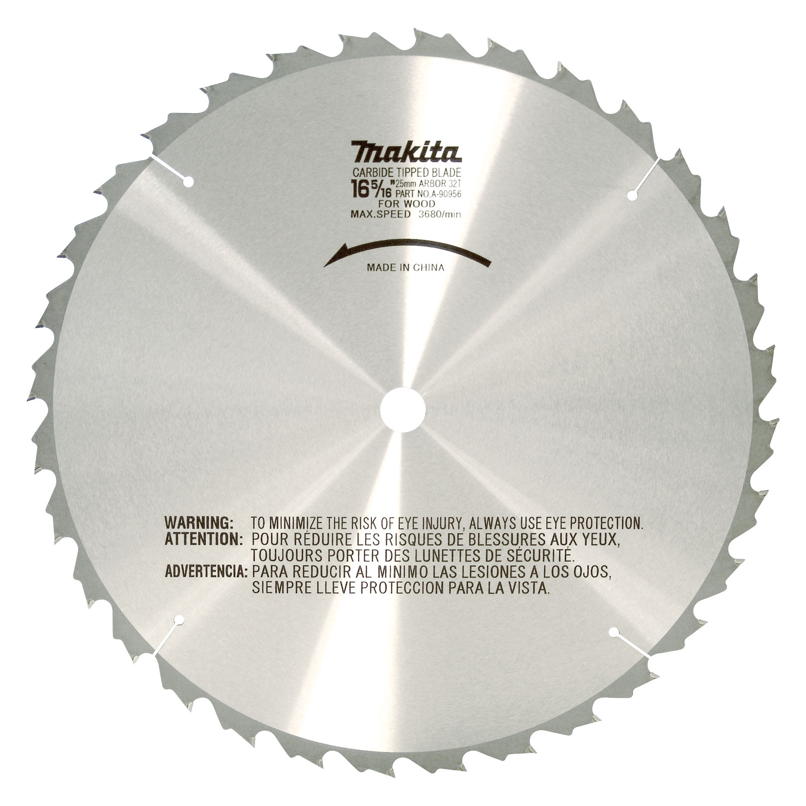 Makita A-90956 16-5/16 Inch 32T Carbide Tipped Circular Saw Blade for ...