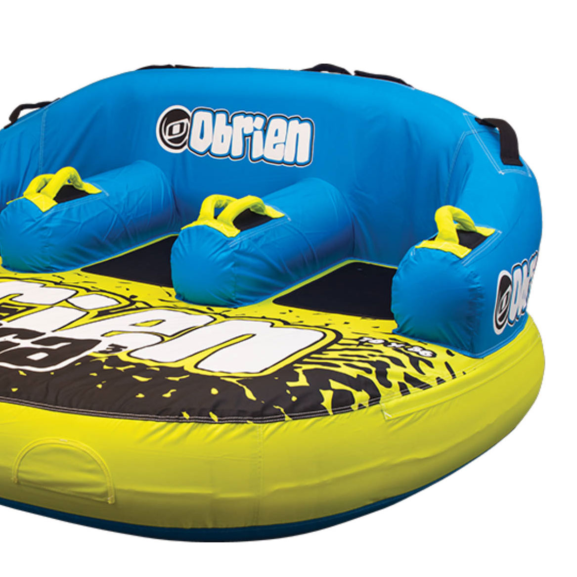 OBrien Barca 3 Kickback Inflatable 3 Person Rider Towable Boat Water ...